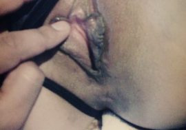 boyfriend spreading her pussylips close up for some gf sex pics