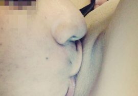 boyfriend kissing her wet pussy close up