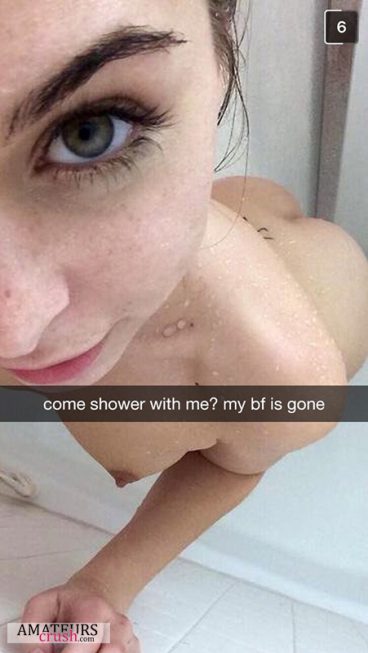 Come shower with me of slutty girl snapchat hacked