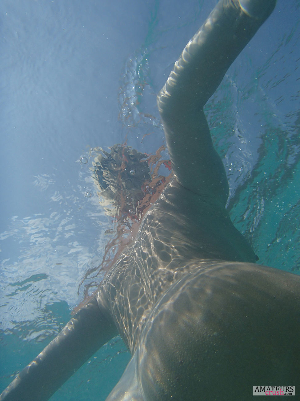 Underwater Pussy - She Loves Nude Swimming! image