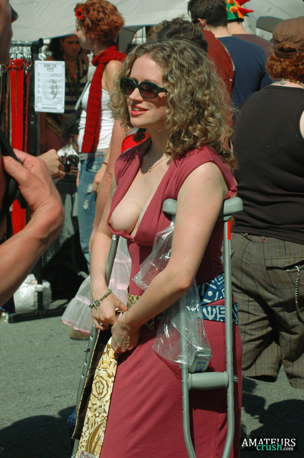 Public flasher girl