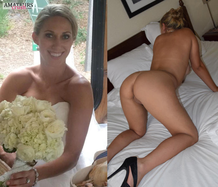 Wedding day nude