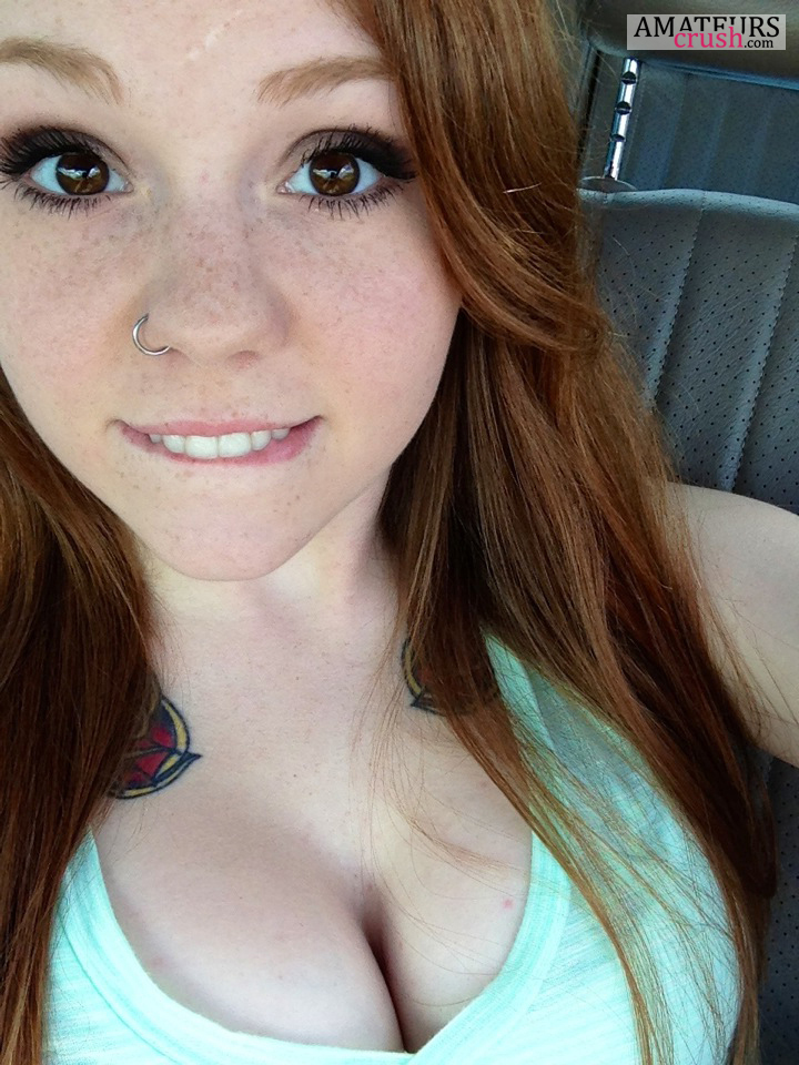 cute redhead gets fucked in car (part 2)