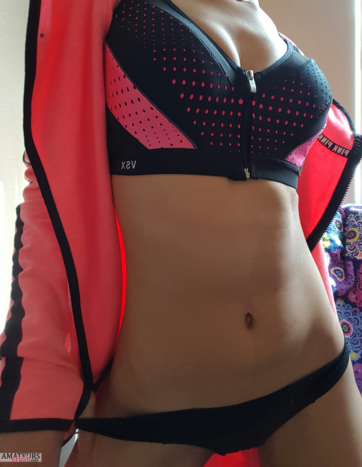 Sporty Girl Undressing photo