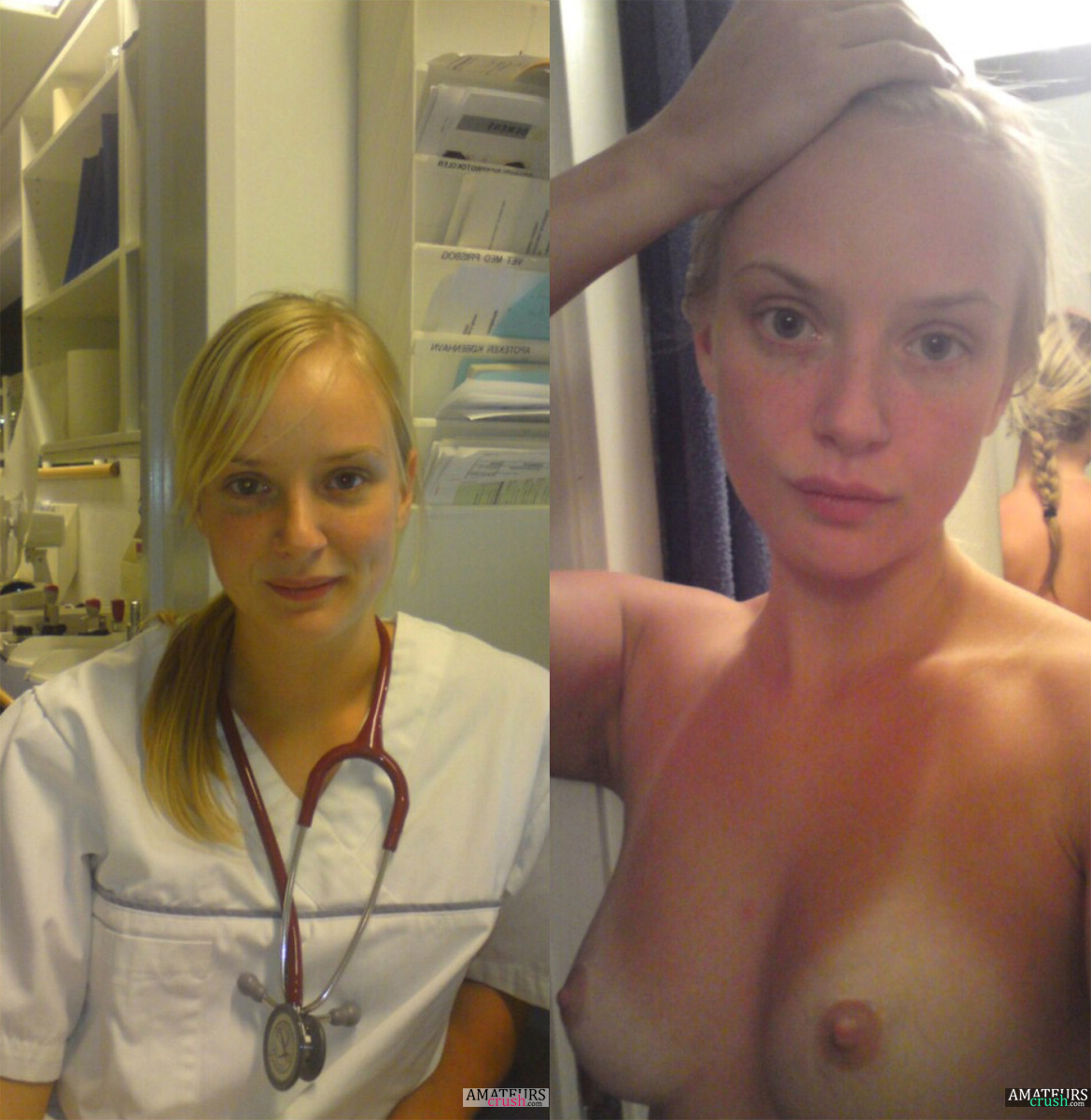 Real Nurses Naked Cumception