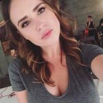 Nicolle Radzivil hot selfie on set fi