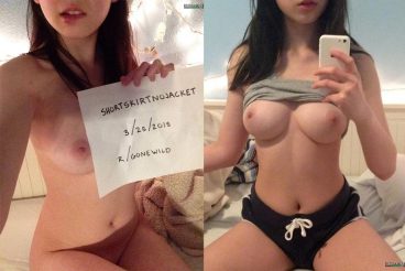 Sexy shortskirtnojacket nude Chinese amateur tits selfies