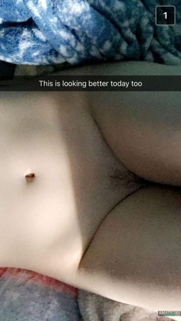 Naughty snapchat big hips naked babe shaved