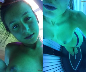 Incredible sexy naked teen girl tan selfie hot