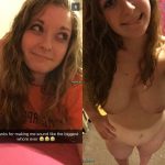 Real naughty snapleaks teen hot selfies tits GF