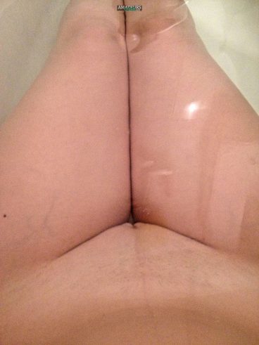 Beautiful nude pussy underwater tease photo