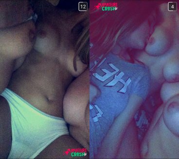 Incredibly hot naked snapchat teens tits selfies on bed