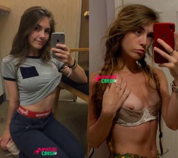 Sexy Amateur Teen Snap Naked Selfies Lécher Le Mamelon
