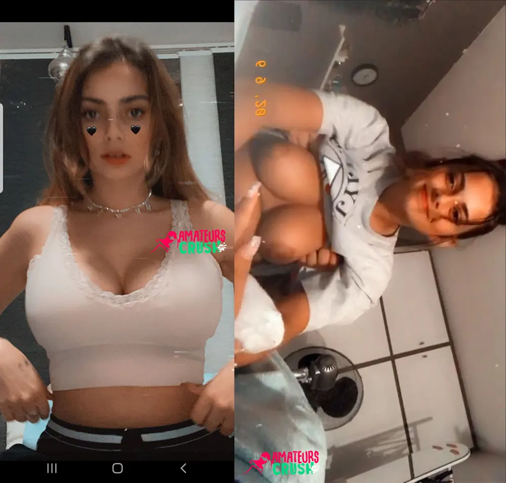 big boobs college girlfriend private video