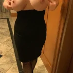 amateur big tits MILF out dress public flash dare