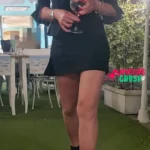 naughty anon wife walking in the restaurant