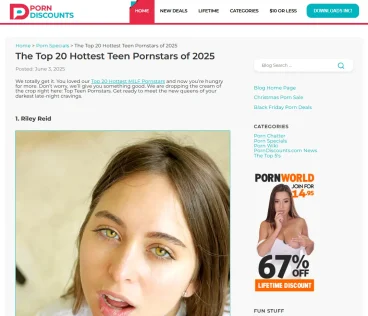 top 20 hottest teen porn stars of all time porndiscounts 2025