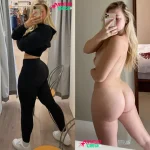 thick ass teen 18+ amateur tight leggings curves selfie naked onoff