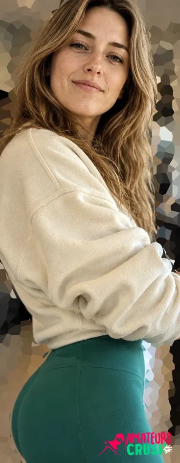 amateur wife green sweatpants hot pretty pic exposed