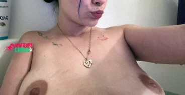hot amateur big areola tits Tatiana bath selfie nudes
