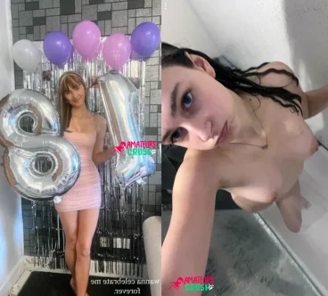 sweet eighteen bday of Kay dress amateur cute pic onoff